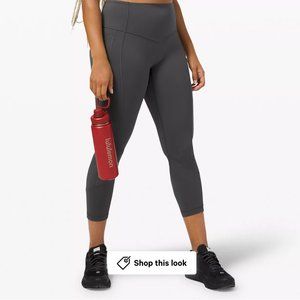 lululemon all the right places crop ii 4 Gray